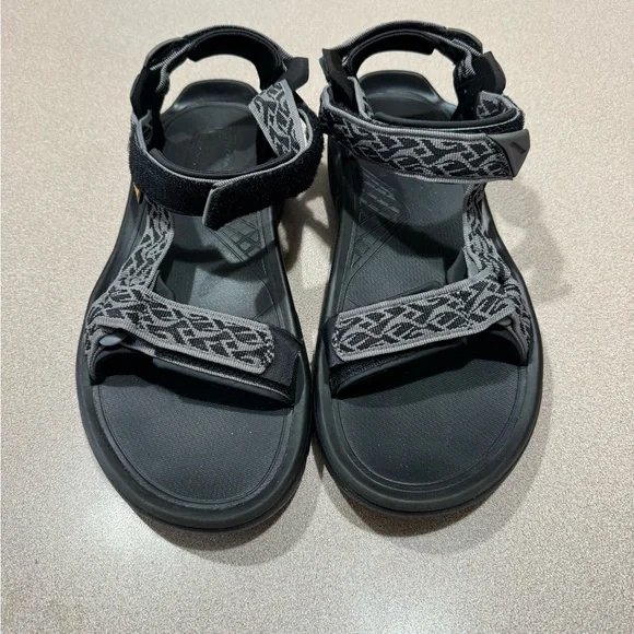 Teva Black and Gray Patterned Strap Sandals - Picture 2 of 5